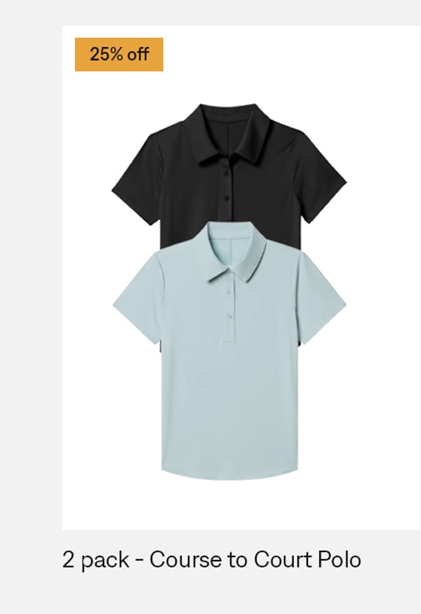2 pack - Course to Court Polo