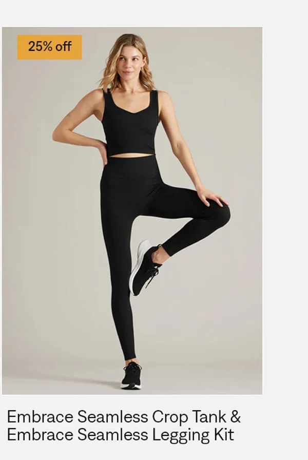 Embrace Seamless Crop Tank & Embrace Seamless Legging Kit