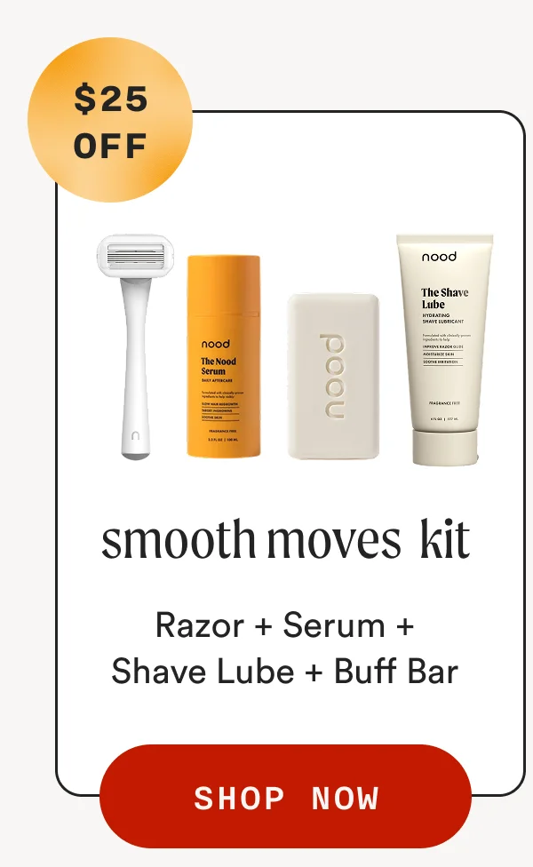 Smooth Moves Kit ($25 OFF) - Razor + Serum + Shave Lube + Buff Bar - SHOP NOW