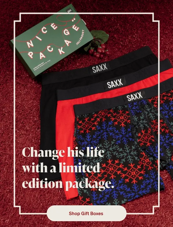 Change his life with a limited edition package.