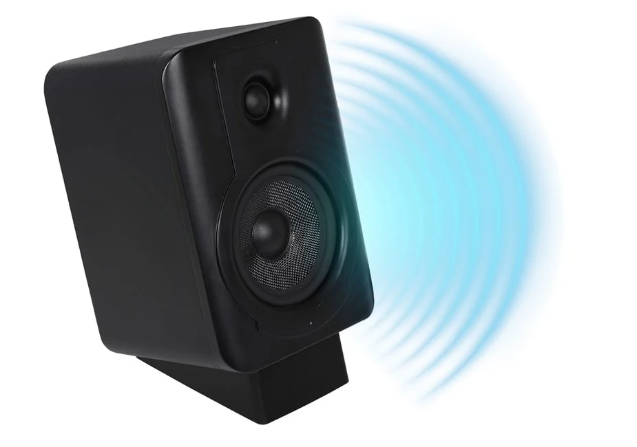 Tilted Wedge Desktop Speaker Stands (Pair)