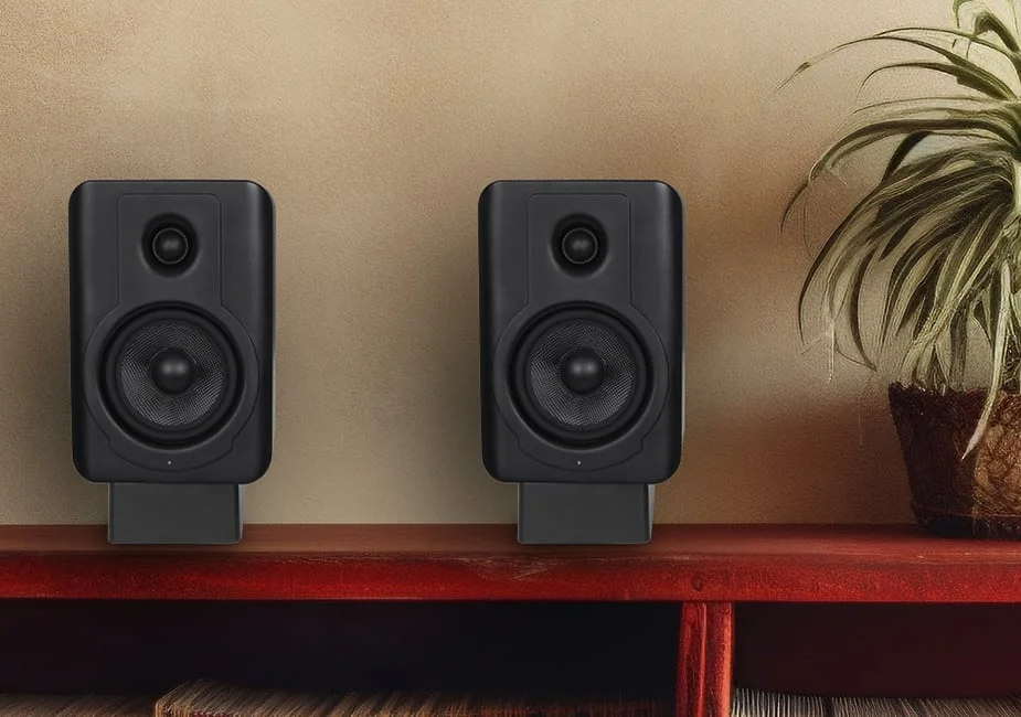 Tilted Wedge Desktop Speaker Stands (Pair)