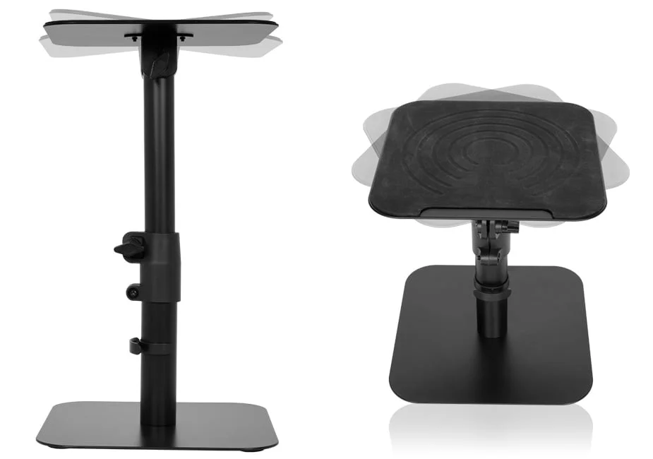 Desktop Freestanding Speaker Stands Pair Adjustable