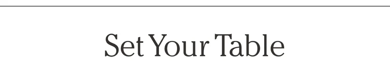 Set Your Table