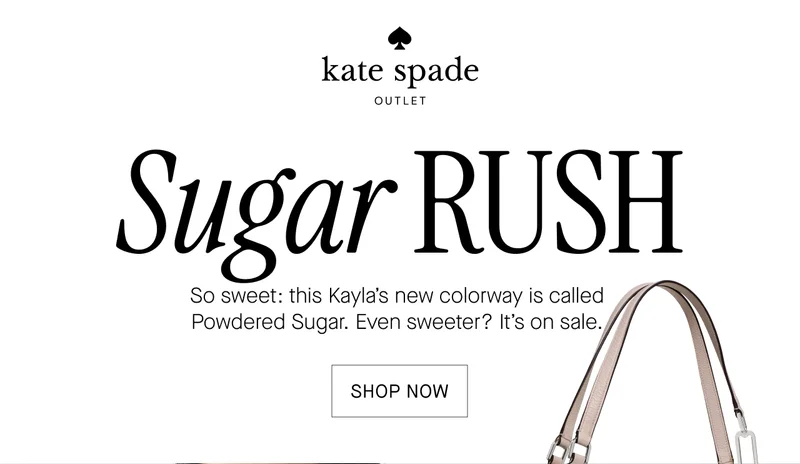 Sugar RUSH So sweet: this Kayla's new colorway is called Powdered Sugar. Even sweeter? It's on sale. SHOP NOW