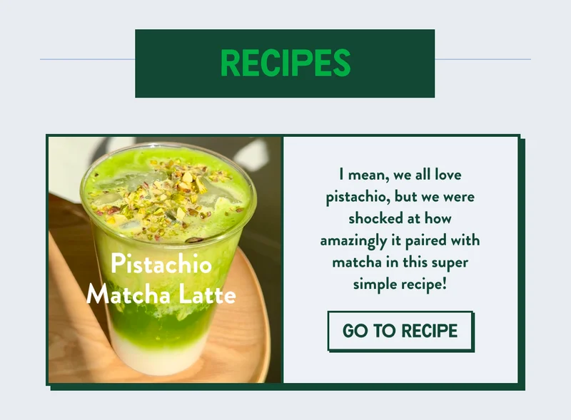 Pistachio Matcha Latte