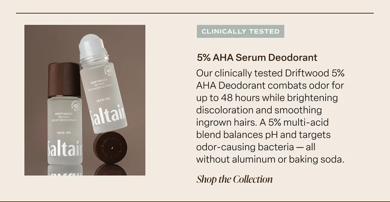 5% aha serum deodorant