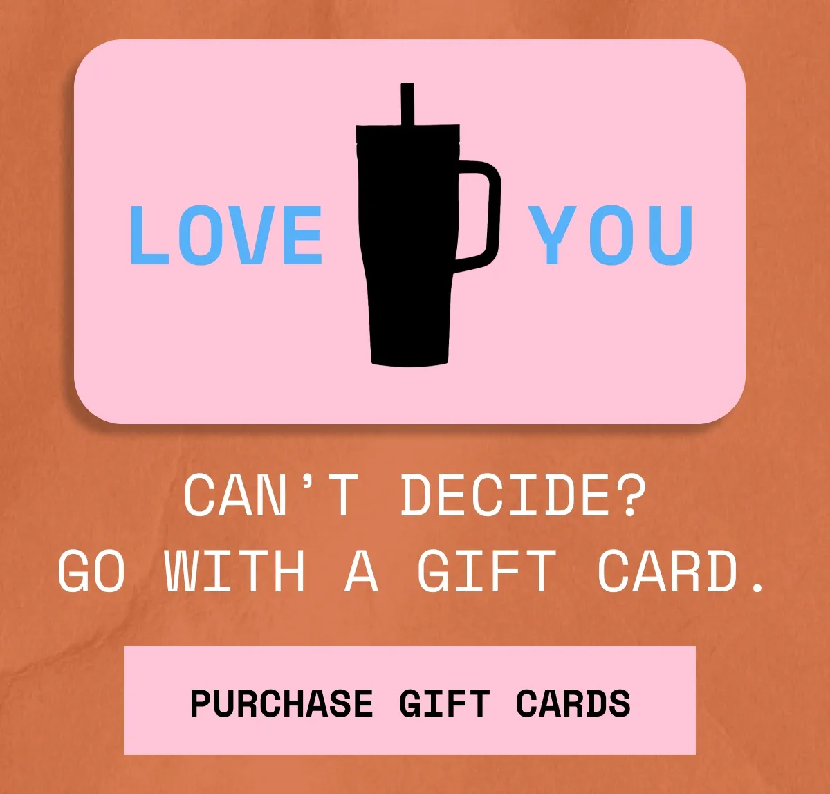 Not sure? Go with a gift card
