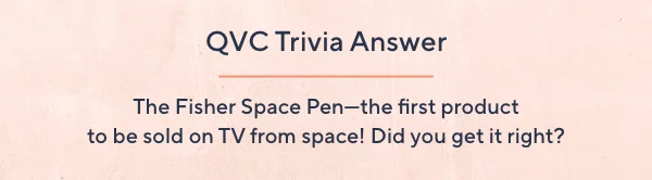 qvc trivia