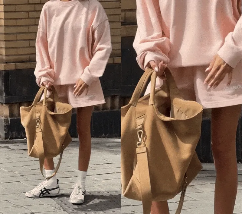 Blush pink shorts gif