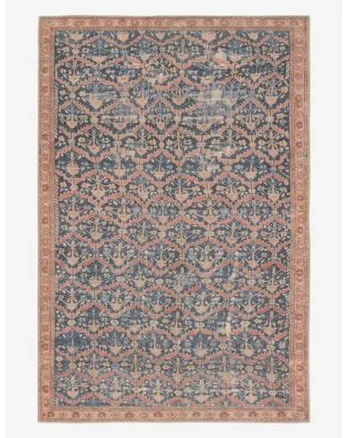Stellan Rug - Navy and Rust / 9' x 12'