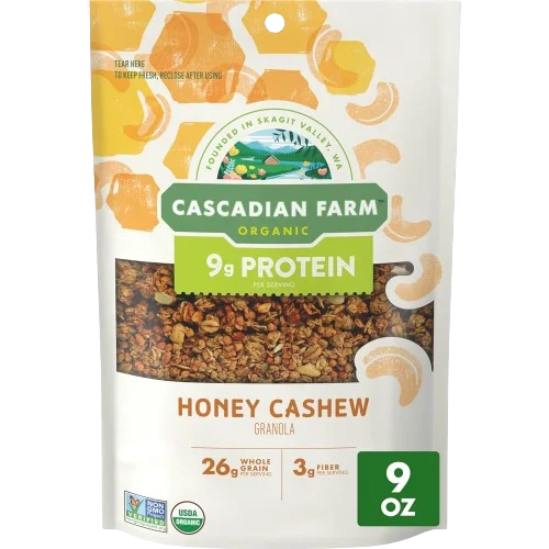 Image of Cascadian Farm Organic Honey Cashew Protein Granola