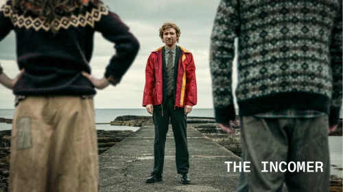 Still image from the film The Incomer.