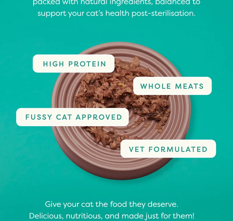 Give your cat the food they deserve. Delicious, nutritious, and made just for them!