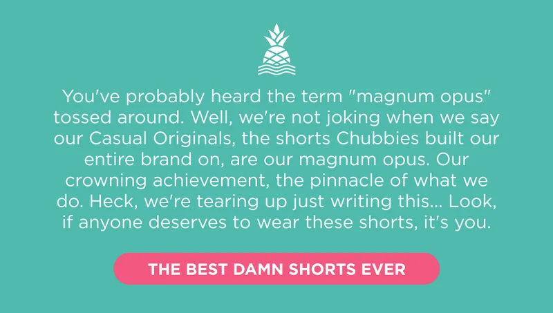 CASUAL ORIGINAL SHORTS - the best damn shorts ever.