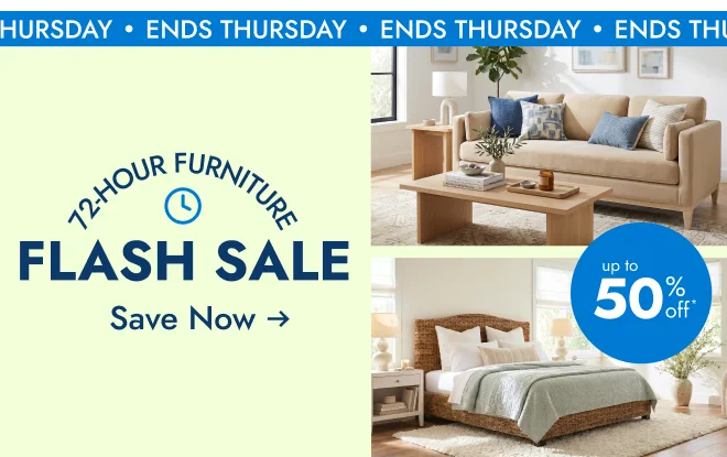 Shop the 4-Day Furniture Flash Sale