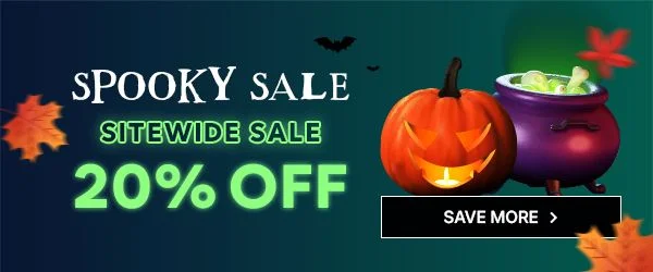 HalloweenSitewide Sale 20% OFF