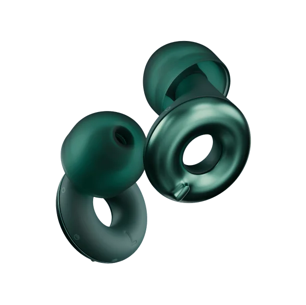 A pair of Loop Switch in emerald.
