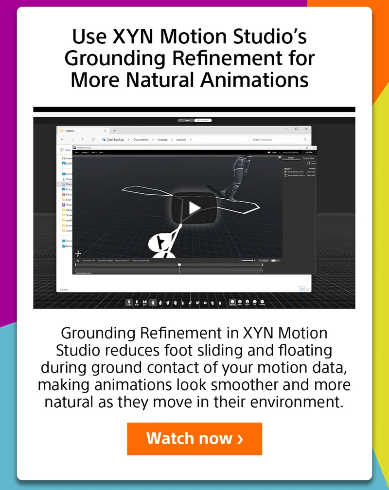 Use XYN Motion Studio's Grounding Refinement for More Natural Animations | Watch now