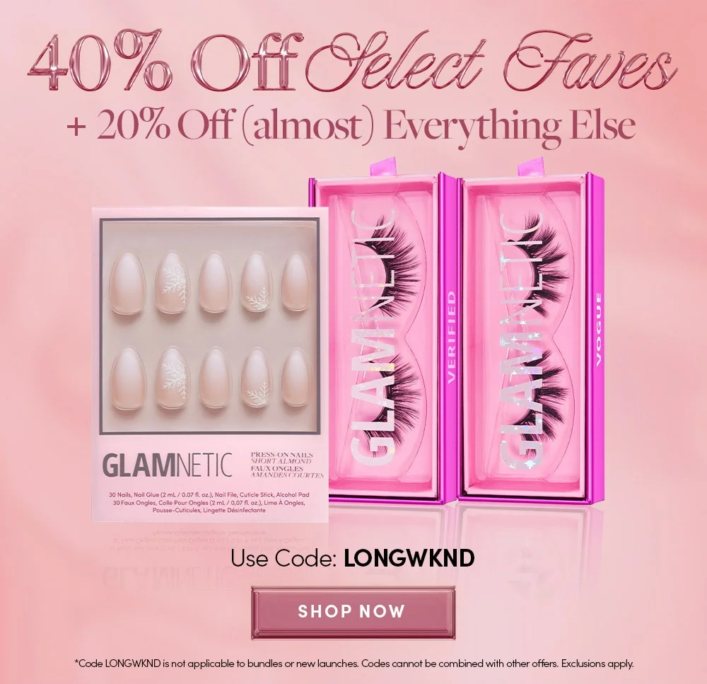 Save up to 40% off with the code LONGWKND