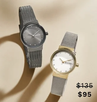 Watches. Were $135 each. Now $95 each.