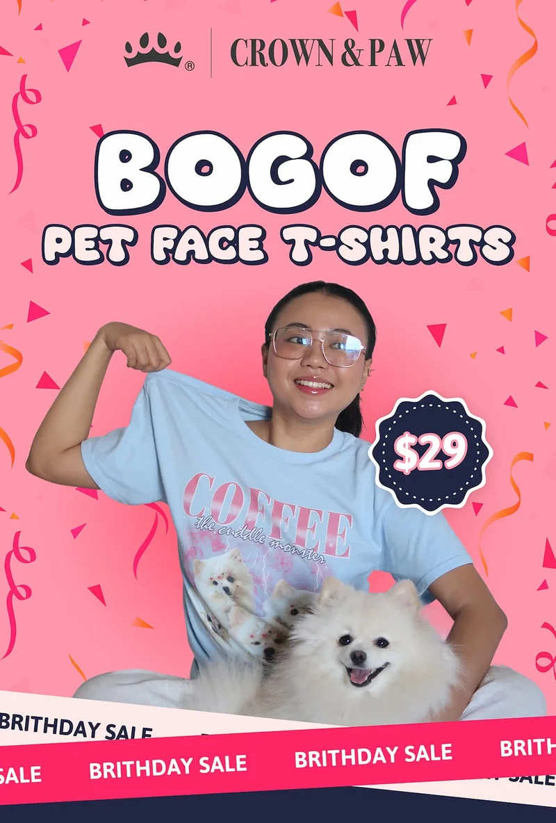 BOGOF Pet Face T-shirts