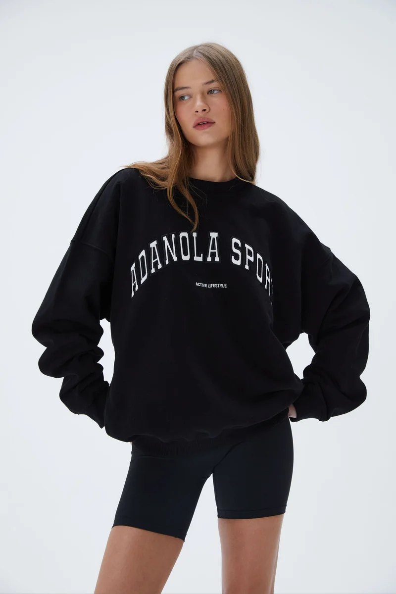 Image of AS Oversized Sweatshirt - Black