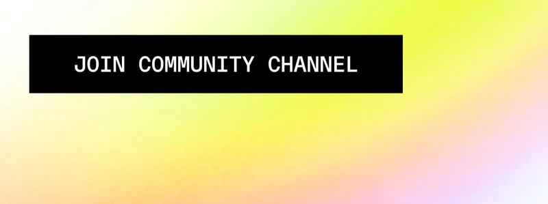 Join Community Channel