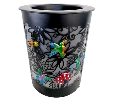 Temp-tations Outdoors 16.5" Illuminated Planter w/ Magnet Icons