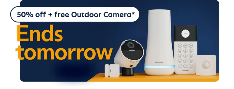 Ends tomorrow: 50% off any new system + free Outdoor Camera