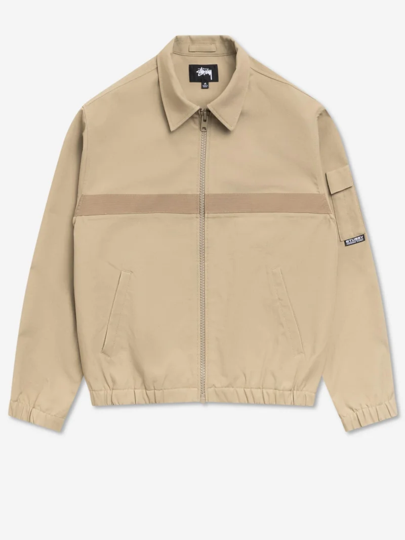 Image of Stussy Mechanic Jacket - Khaki