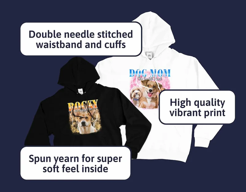 Double needle stitched waistband and cuffs / High quality vibrant print / Spun yearn for super soft feel inside
