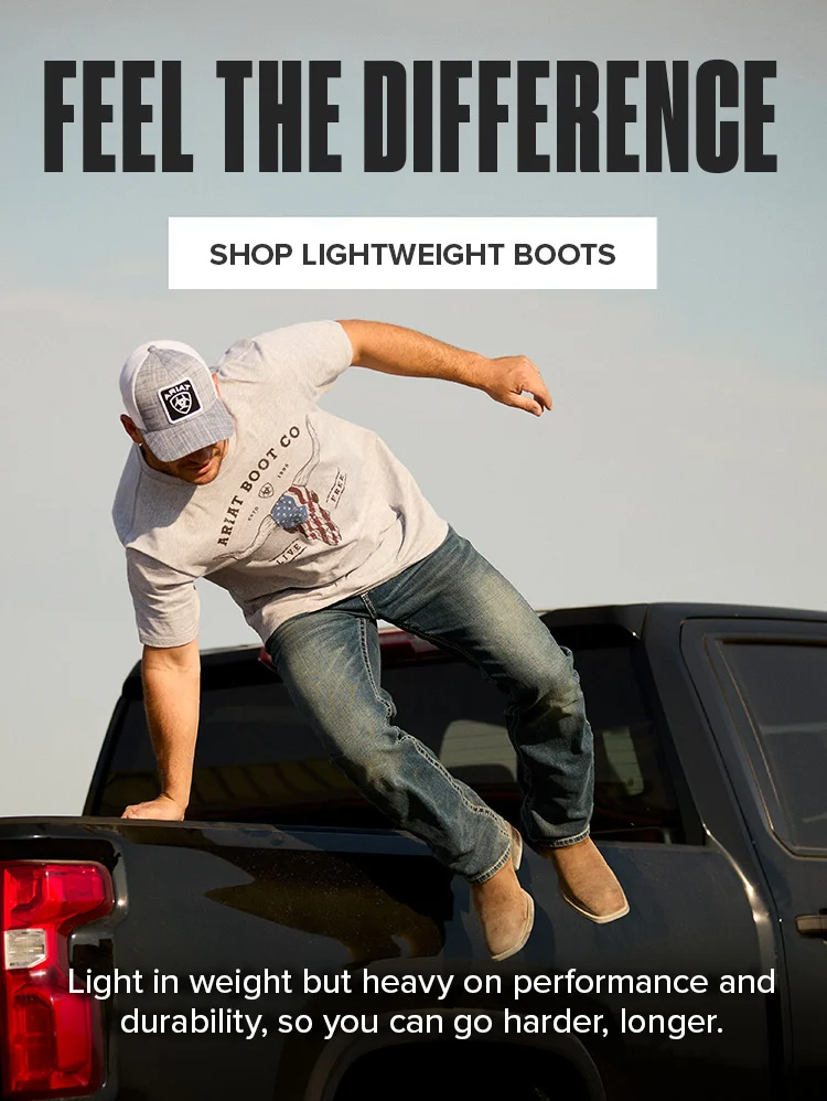 FEEL THE DIFFERENCE | SHOP LIGHTWEIGHT BOOTS