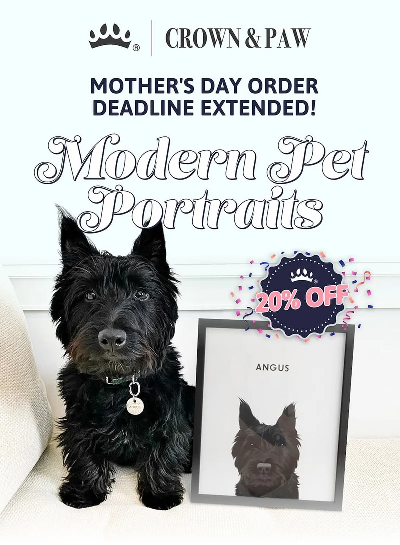 MOTHER'S DAY ORDER DEADLINE EXTENDED | Modern Pet Portraits | #1 Gift for Pet Parents