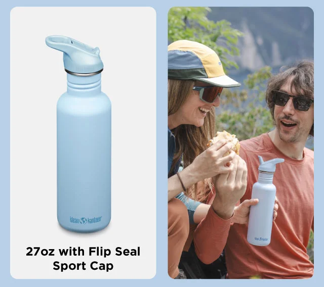 27oz Classic with Flip Seal Sport Cap - Clear Sky