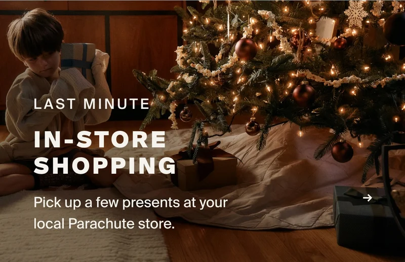 Last minute Shopping in stores
