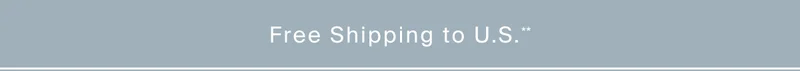 Free shipping to the U.S.