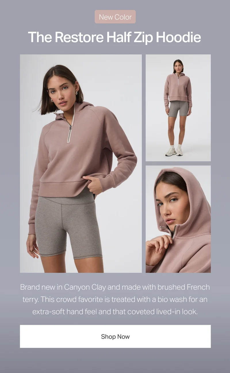 The Restore Half Zip Hoodie