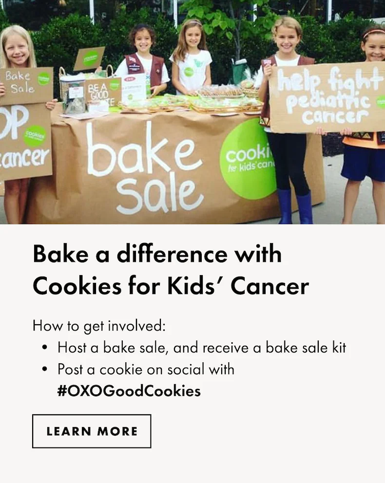 Bake a Difference with Cookies for Kids' Cancer. Shop Now.