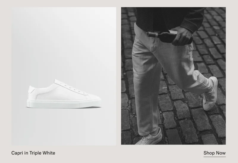 Capri in Triple White-Shop Now