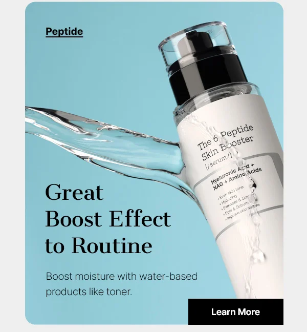 Peptide - Great Boost Effect to Routine! Learn More →