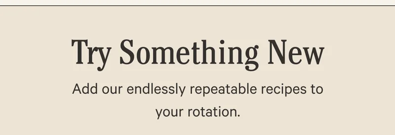 Try Something New