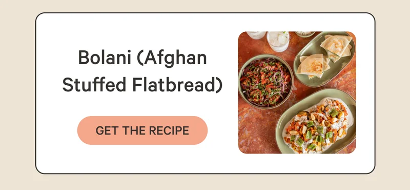 Bolani (Afghan Stuffed Flatbread)
