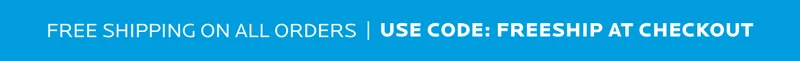 Free Shipping on all orders with code discount code