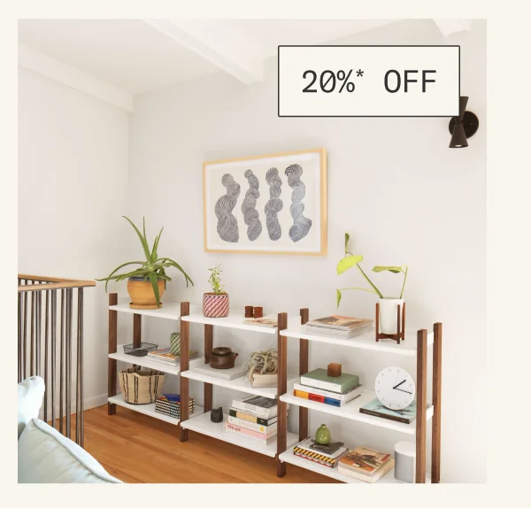 Save 20%* on The Shelving System