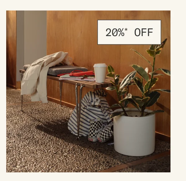 Save 20%* on The Acton Slat Bench