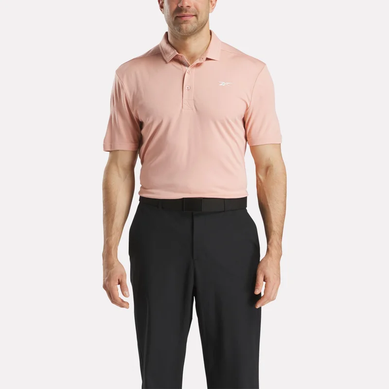 Image of Men's Short Sleeve Oxford Knit Pique Polo Shirt