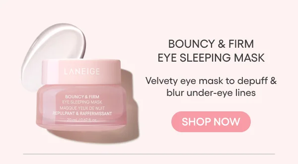 bouncy & firm eye sleeping mask