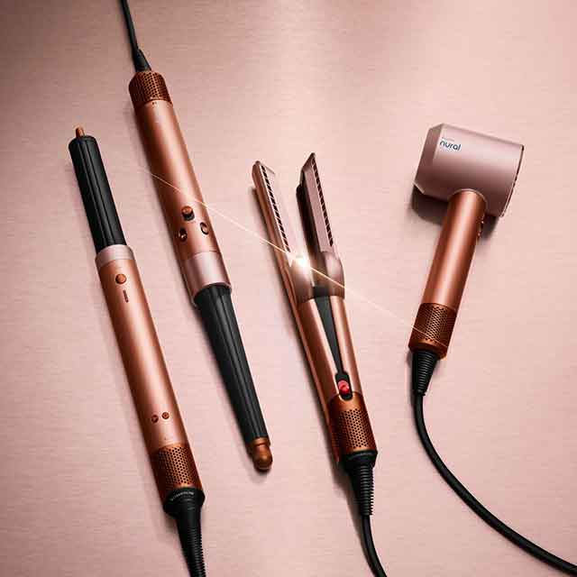 Close Up Of Dyson Hair Care Technology