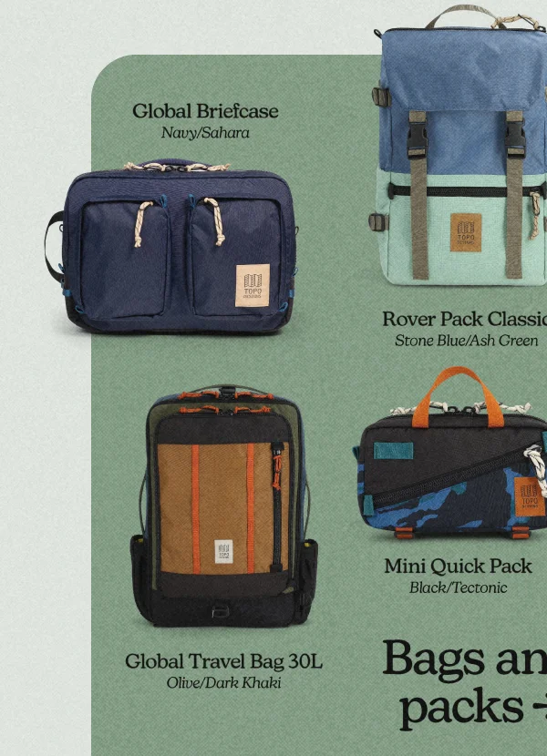 Shop Bags and Packs